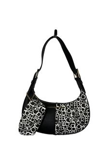 WOMEN'S BLACK ADJUSTABLE SHOULDER BAG IN ROCCO BAROCCO ECO-LEATHER ROCCO BAROCCO | RBR910B3205NERO